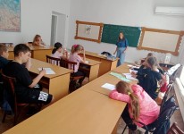 Treffen mit der Sprachassistentin im BZ Rosowka